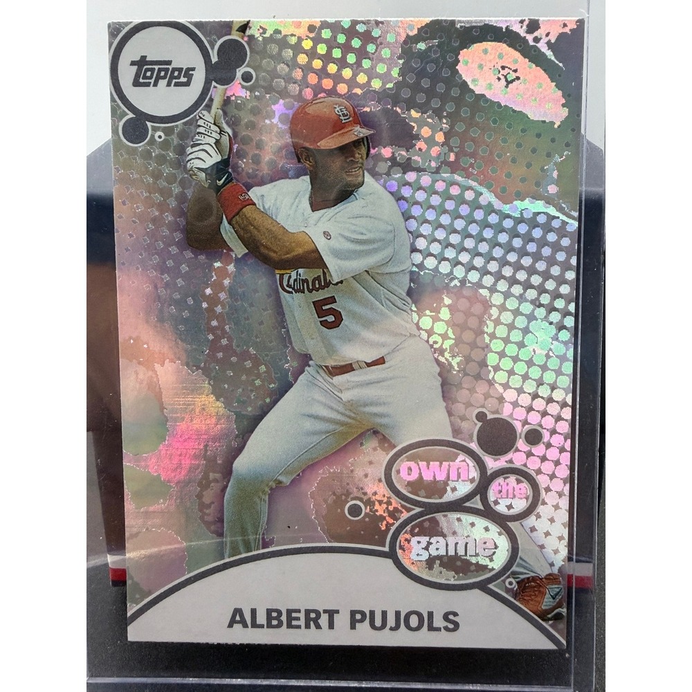 2002 Topps Own the Game Albert Pujols OG18 St Louis Cardinals Baseball Card